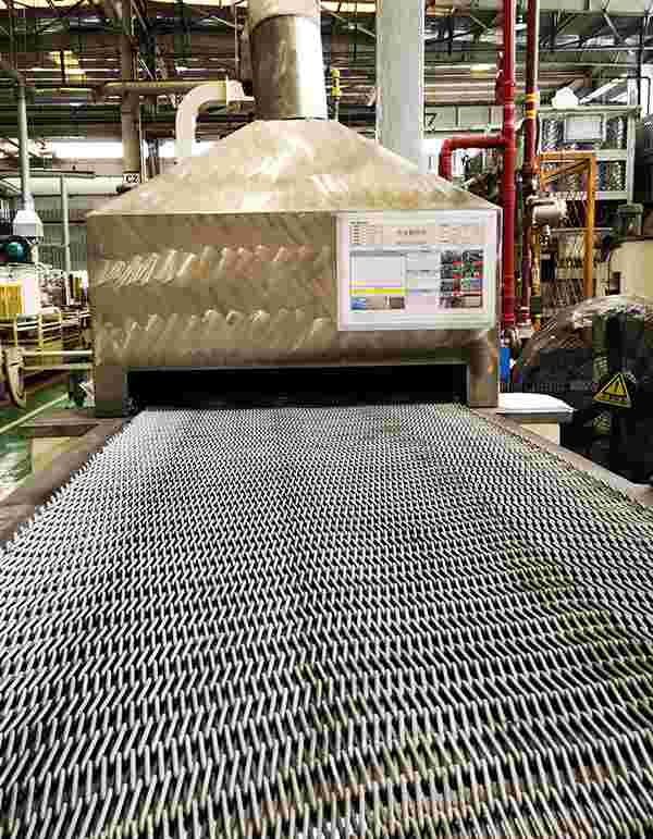 Mesh belts for  Heating furnace