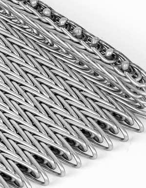 Mesh belts for Tempering furnace